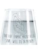 Mr. & Mrs. Panda Trinkglas Otter Kind mit Spruch in Transparent