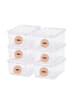 SmartStore 6er-Set Aufbewahrungsbox Classic Transparent 14L