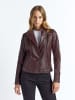 Maze Lederjacke Sally in mahagony