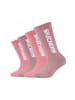 Skechers Tennissocken 4er Pack cushioned in flamingo mouliné