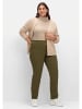 sheego Gerade Hose in khaki