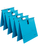 Herlitz Hängehefter 230g/qm blau Packung mit 5 Stück