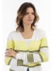 usha BLUE LABEL Damen Strick Cardigan in Weiss Grün
