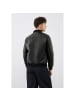 Bolongaro Trevor Lederjacke Ma1 Max Bomber in schwarz