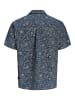 Jack & Jones Hawaii-Hemd in Pageant Blue