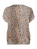 CULTURE Kurzarm-Bluse CUdana Relaxed fit in Leopard