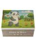Mr. & Mrs. Panda Geschenkbox Panda Tischtennis Design ohne Spruch in Weiß