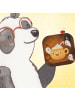 Mr. & Mrs. Panda Tassenuntersetzer Kaffee Gespenst Design ohne S... in Weiß