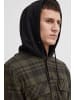 !SOLID Langarmhemd SDZachary overshirt - 21301017-ME  Modernes Hemd mit Kapuze in Grün