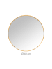 relaxdays Spiegel in Gold - 40 cm