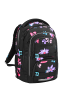 Coocazoo Schulrucksack-Set PORTER "Floral Artnight" 3-tlg. in Schwarz