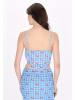 myMo Top in blue multicolor