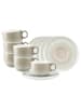 Seltmann Weiden 6er Set Kaffeetassen mit Untertassen Sento Home in 210 ml in Aura cream