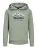 JACK & JONES Junior Kapuzenpullover in Iceberg Green