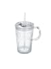 relaxdays 2 x Trinkgläser in Transparent - 450 ml
