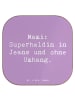 Mr. & Mrs. Panda Getränkeuntersetzer Spruch Mami Superheldin mit... in Lavendeltraum