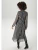 Aniston CASUAL Blusenkleid in grau Leo