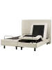 Beliani Doppelbett CASTELLAN in Beige/Schwarz - (W) 160 x (H) 120 x (L) 216 cm