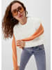QS T-Shirt  in  02A7_ecru