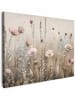 MuchoWow Leinwand Bilder Blumenfeld