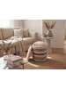 FineBuy Hocker und Sitzsäcke in Beige / Stoff / 40x40x45