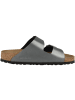Birkenstock Sandale Arizona Birko-Flor Metallic normal in schwarz