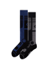 Occulto 2er Pack Skisocken Felix in Schwarz-Navy