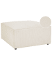 Beliani Ottomane LEMVIG in Beige - (W) 83 x (H) 41 x (L) 83 cm