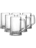 Ritzenhoff & Breker 6er Set Bierkrüge Leo 660 ml in transparent