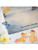 Mr. & Mrs. Panda Strandtuch Pinguine Kuss Design mit Spruch in Grau Pastell
