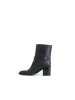 Burberry Schwarz Leder Knöchel Stiefel