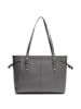 Lazarotti Bologna Leather Shopper Tasche Leder 36 cm in grey