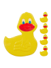 relaxdays 10 x Badewannensticker "Ente" in Gelb
