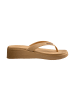 Havaianas Havainas H High Platform 2 Fc Zehensandalen zum Hineinschlüpfen Beige