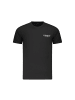 cavalli CLASS Schwarzes Baumwoll-T-Shirt