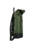 Greenburry Upcycled Tarpaulin Daypack 42.5 cm Laptopfach in olive-black