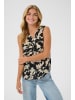 Kaffe Bluse ärmellos KAciara Regular fit in Sand/Black Flower