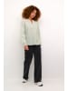 Kaffe Langarm-Hemd KAlena Regular fit in Green/Chalk Stripe