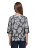 Betty Barclay Strickpullover mit Print in Dark Blue/Beige