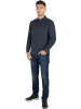 normani Herren Langarm Poloshirt Lyroe in Navy