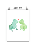 Mr. & Mrs. Panda Wandbild Frosch Liebe ohne Spruch in Weiß