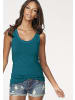 Vivance Vivance Tanktop in petrol, schwarz