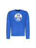North Sails Blaues Baumwoll-Sweatshirt