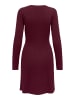 JDY Kleid in Maroon Banner