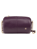 DuDu Abigail Umhängetasche Leder 19.5 cm in deep purple