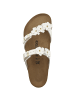 Birkenstock Zehensandale Mayari Flowers Naturleder normal in weiss