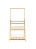 en.casa Pflanztreppe Brändö in Beige (H)144cm (B)70cm (T)39.5cm