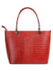 Cluty Handtasche echt Leder in rot