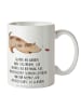 Mr. & Mrs. Panda Kaffeetasse Hund Marienkäfer mit Spruch in Weiß