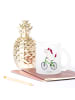 Mr. & Mrs. Panda Glas Einhorn Radfahrer ohne Spruch in Transparent
